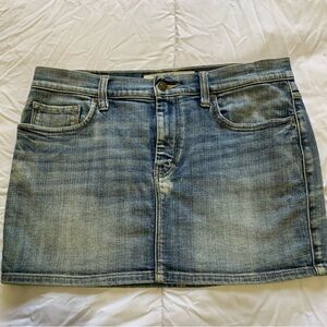 Abercrombie & Fitchburg denim mini skirt